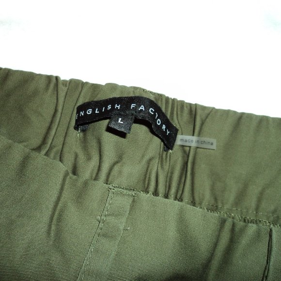 English Factory Women's Pant Olive Green - Picture 8 of 8